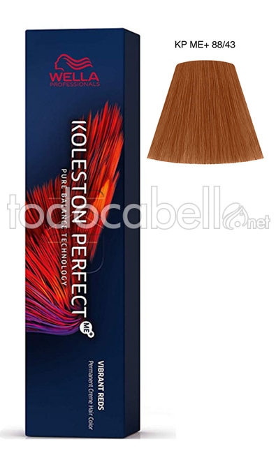 Wella Koleston Perfect Vibrant Reds Cobrizo Rubio Brun Clair