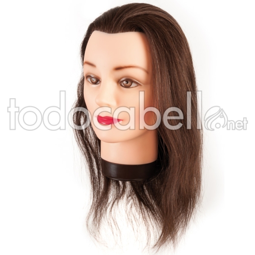 TETE CHEVEUX NATURELS 35-40 CM