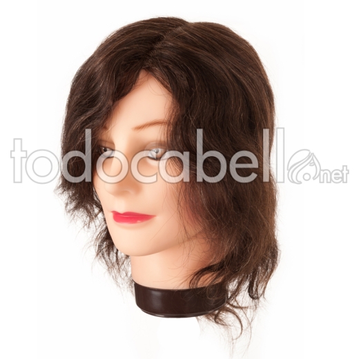 TETE CHEVEUX NATURELS 20-30 CM