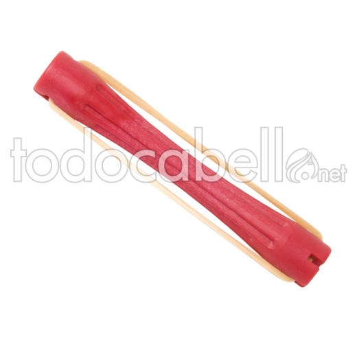 BIGOUDIS X100 PLASTIQUE Nº4 ROUGE