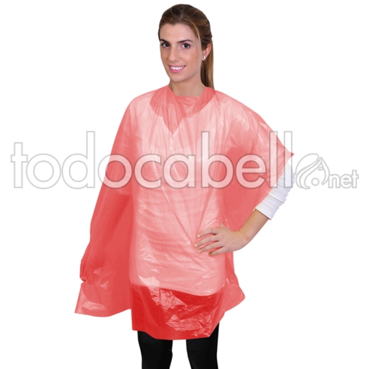 SACHET 50 CAPES JETABLES ROUGE