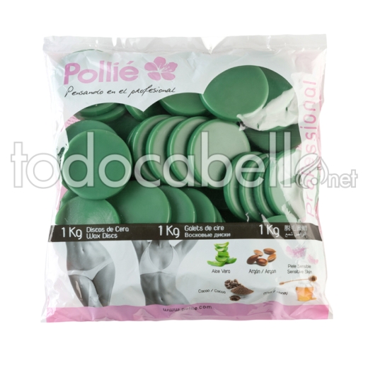 SAC 1 KG.DISQUES CIRE VERTS ALOE VERA