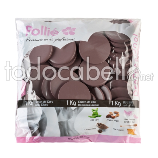 SAC 1 KG.DISQUES CIRE CACAO