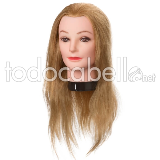 TETE CHEVEUX NATURELS BLONDS 45-50 CM