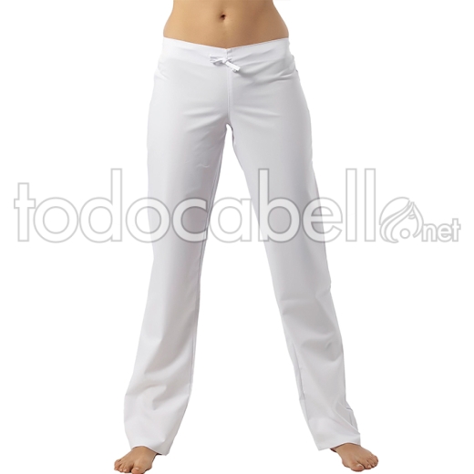 PANTALON MOD.41300011B BLANC-XL