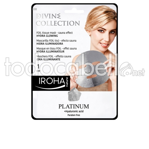 Iroha Platinum Tissue Hydra-glowing Face Mask 1 Use