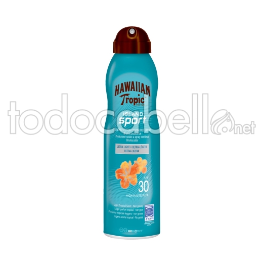 Hawaiian Tropic Island Sport Ultra-light Spf30 Spray 220 Ml