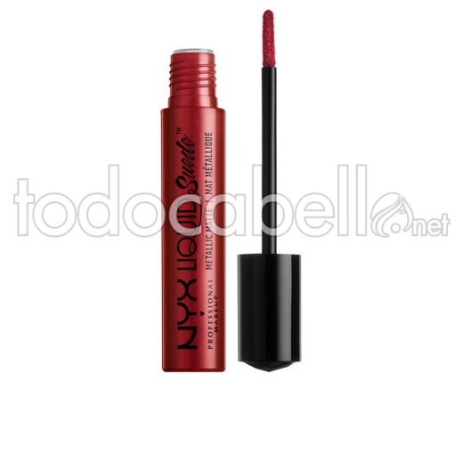 Nyx Liquid Suede Metallic Matte ref biker Babe