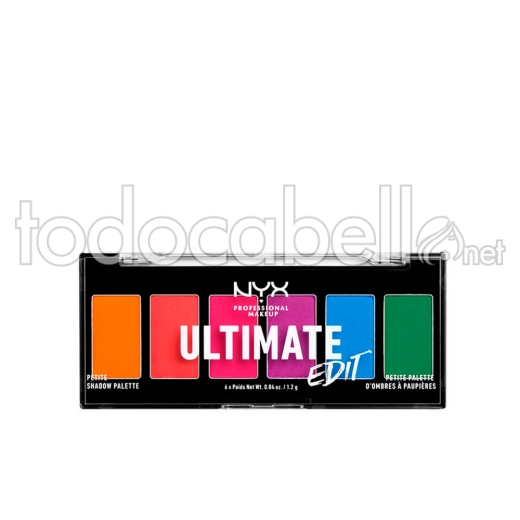 Nyx Ultimate Edit Petite Shadow Palette ref brights 6x1,2 Gr