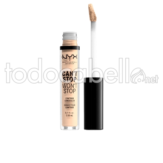 Nyx Can't Stop Won't Stop Contour Concealer ref pale 3,5 Ml