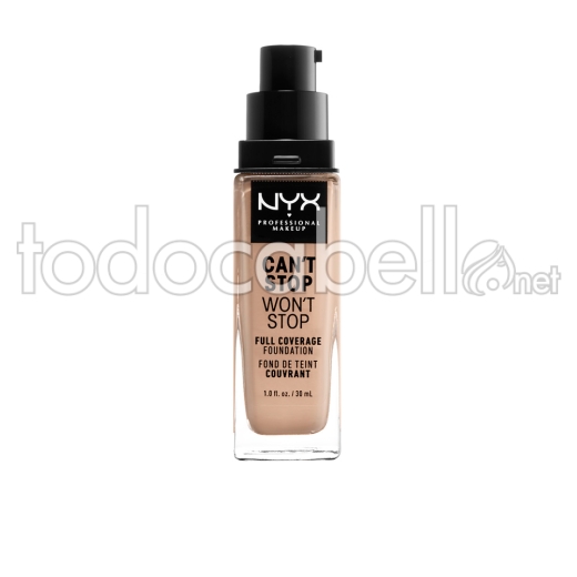 Nyx Can't Stop Won't Stop Full Coverage Foundation ref light 30 Ml