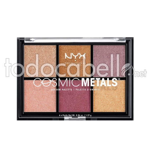 Nyx Cosmic Metals Shadow Palette 6x1,37gr