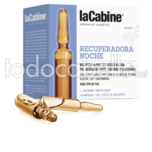 La Cabine Ampolllas Recuperadora Noche 10 X 2ml