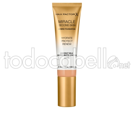 Max Factor Miracle Touch Second Skin Found.spf20 ref 7-neutral Medium 30 M