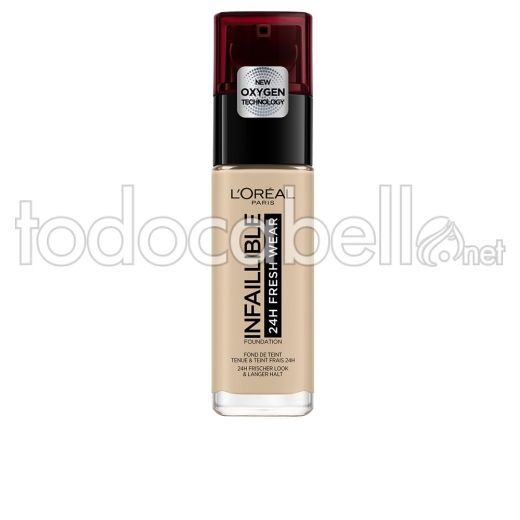 L'oréal Paris Infaillible 24h Fresh Wear Foundation ref 130-beige Peau 30 Ml