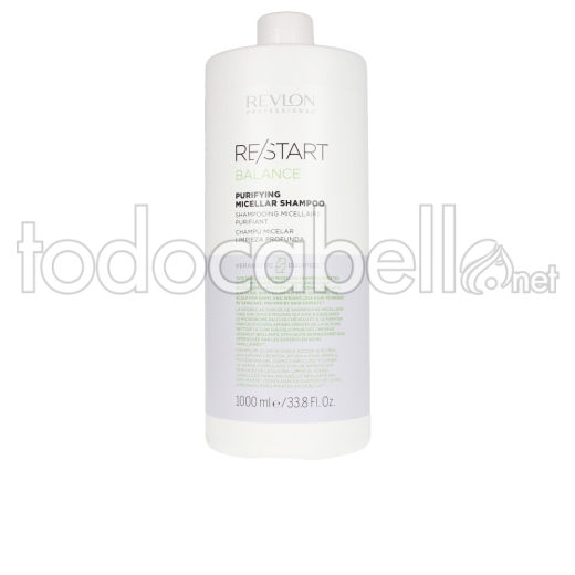 Revlon Re-start Balance Purifying Shampoo 1000 Ml