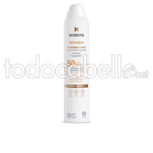 Sesderma Repaskin Corporal Spf50+ Aerosol Transparente 200 Ml