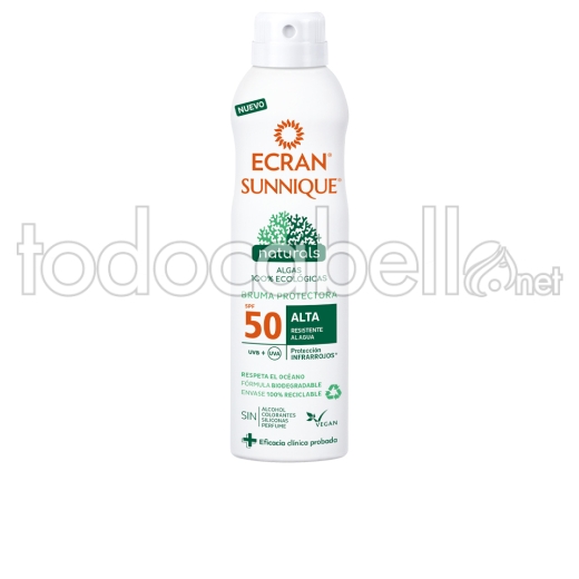 Ecran Sunnique Naturals Aerosol Spf50 250ml