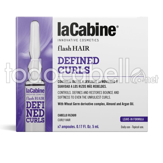 La Cabine Flash Hair Rizos Definidos 7 X 5ml                  