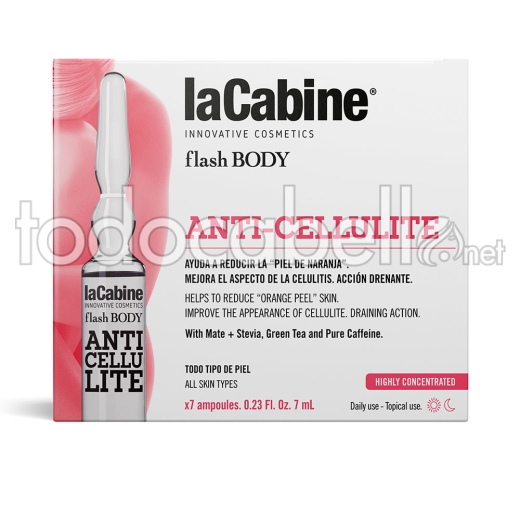 La Cabine Anti-Cellulite Body Ampoules 7 X 7ml