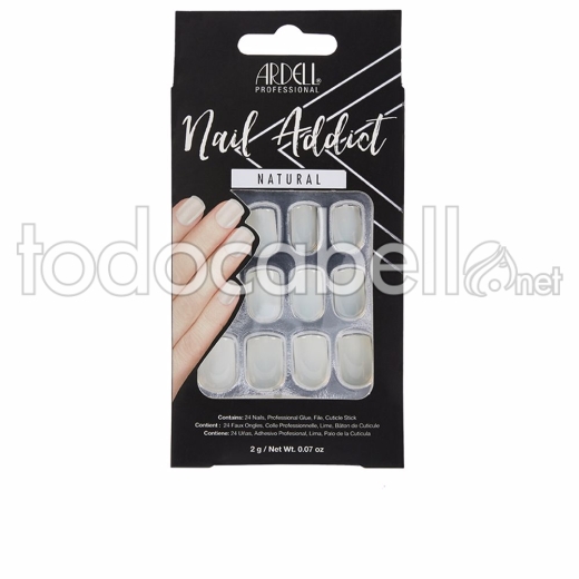 Ardell Nail Addict Natural Squared 1 U