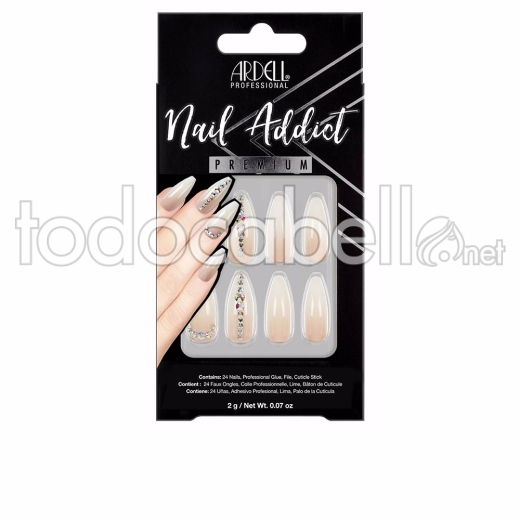 Ardell Nail Addict Nude Light Crystal 1 U