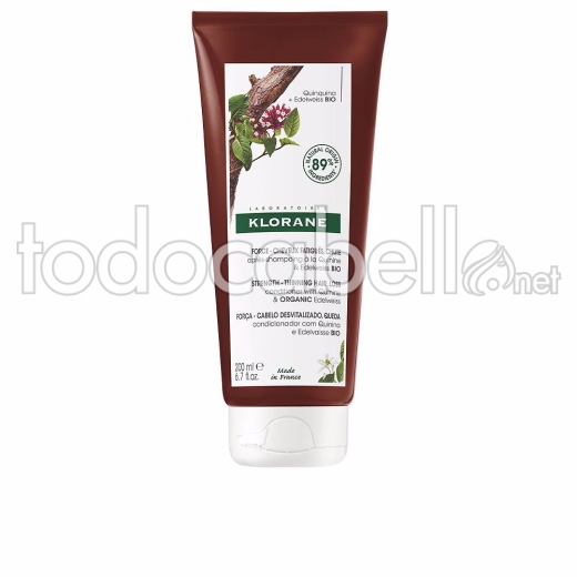 Klorane Fortificante & estimulante Acondicionador A La Quinina Y Edelweis 200ml