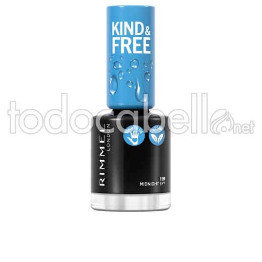 Rimmel London Kind & Free Nail Polish ref 159-midnight Sky 8 Ml