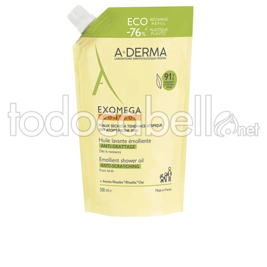 A-derma Exomega Control Aceite Eco-recambio 500 Ml