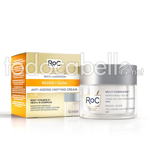 Roc Revive + Glow Crema Unificadora 50 Ml