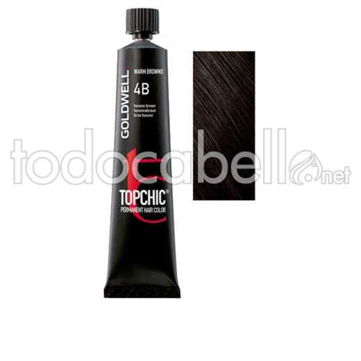 Goldwell Topchic Permanent Hair Color #4b 60 Ml