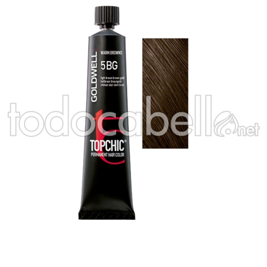 Goldwell Topchic Permanent Hair Color #5bg 60 Ml