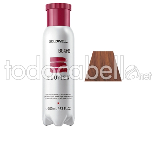 Goldwell Elumen Long Lasting Hair Color Oxidant Free #bg@6 200 Ml