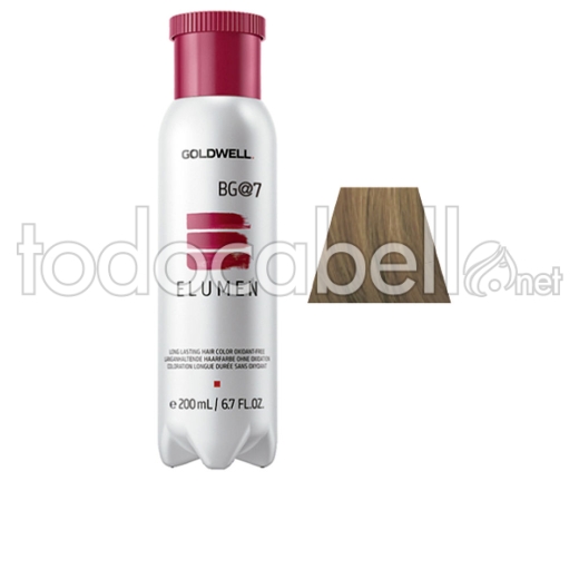 Goldwell Elumen Long Lasting Hair Color Oxidant Free #bg@7 200 Ml