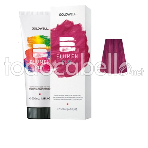 Goldwell Elumen Play Semi Permanent Hair Color Oxidant-free #berry 120 Ml