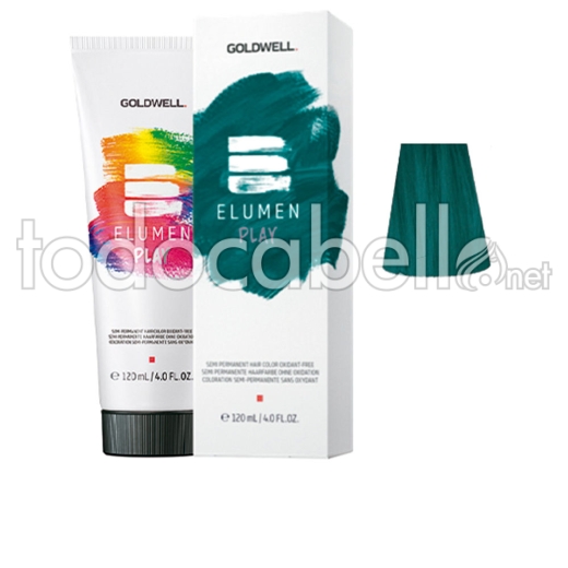 Goldwell Elumen Play Semi Permanent Hair Color Oxidant-free #petrol 120 Ml