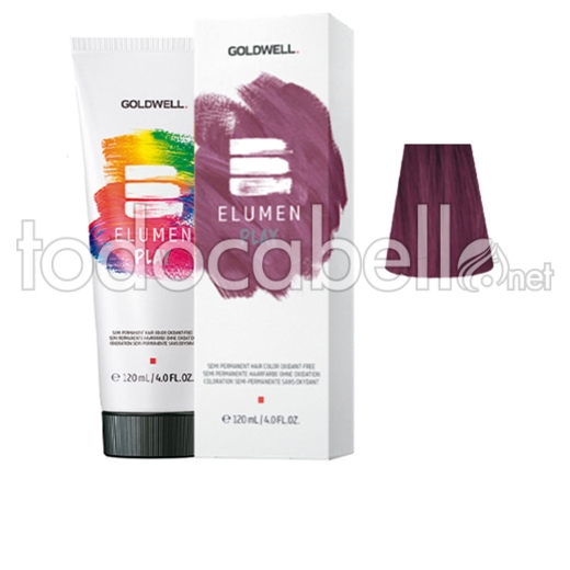 Goldwell Elumen Play Semi Permanent Hair Color Oxidant-free #purple 120 Ml