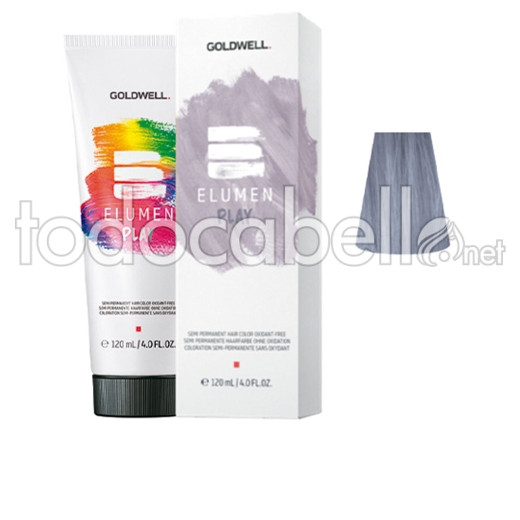 Goldwell Elumen Play Semi Permanent Hair Color Oxidant-free #silver 120 Ml