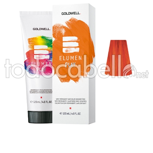 Goldwell Elumen Play Semi Permanent Hair Color Oxidant-free #orange 120 Ml