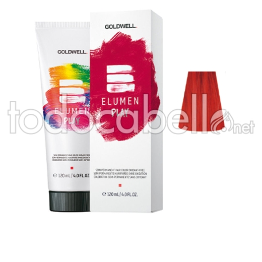 Goldwell Elumen Play Semi Permanent Hair Color Oxidant-free #red 120 Ml