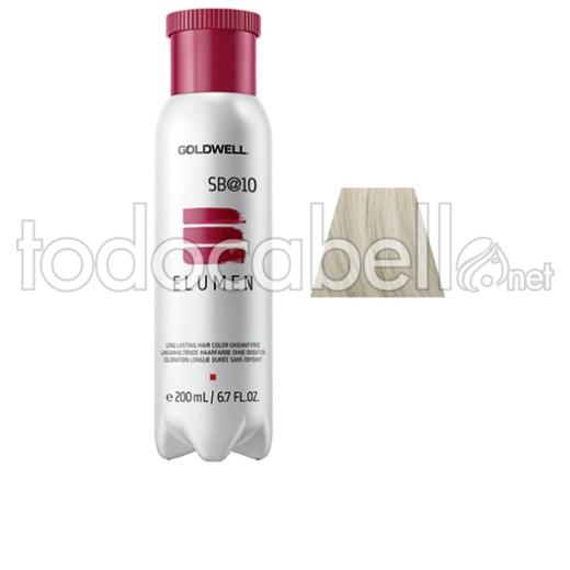 Goldwell Elumen Long Lasting Hair Color Oxidant Free #sb@10 200 Ml