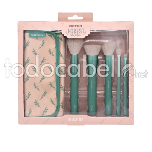 Beter Forest Brochas Y Pinceles Maquillaje Lote 6 Pz