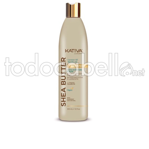 Kativa Shea Butter Coconut & Marula Oil Shampoo 355 Ml