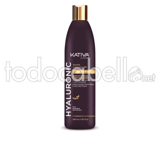 Kativa Hyaluronic Keratin & Coenzyme Q10 Shampoo 550 Ml