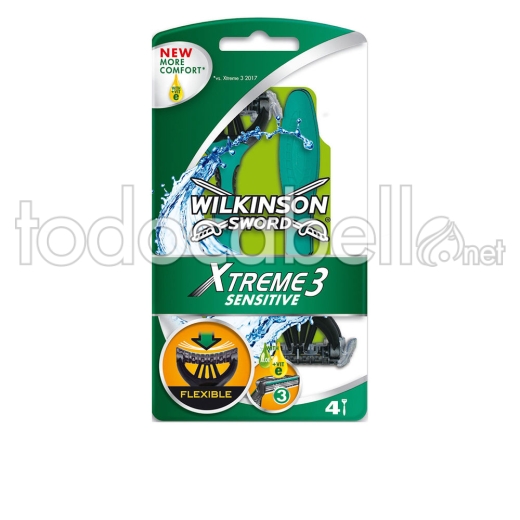 Wilkinson Xtreme-3 Sensitive Maquinilla Desechable 4 U