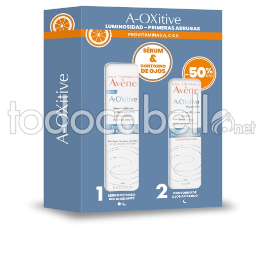 Avene A-oxitive Luminosidad - Primeras Arrugas Lote 2 Pz