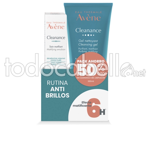 Avene Clenance Rutina Anti-brillos Lote 2 Pz