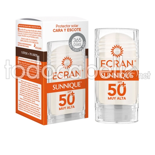 Ecran Ecran Sunnique Cara Y Escote Spf50+ Stick 30 Ml