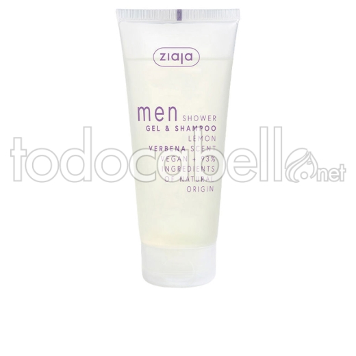 Ziaja Men Gel De Ducha Y Champú Lemon Verbena 200 Ml