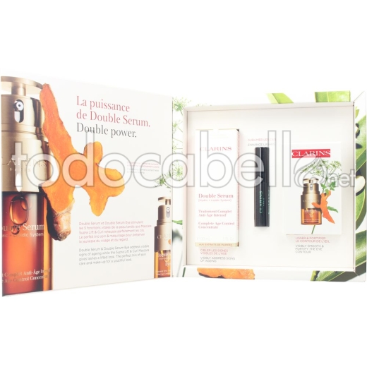 Clarins Double Serum Eyes Lote 3 Pz